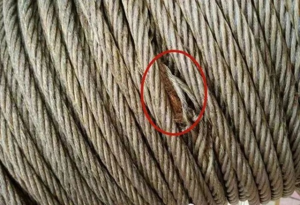 钢丝绳损伤